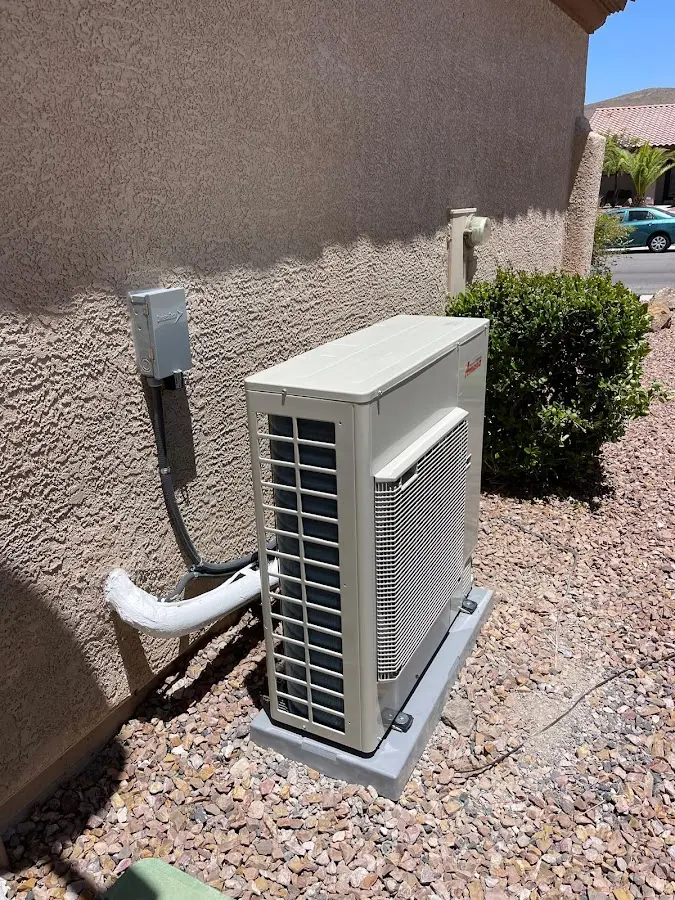 Residential air conditioning condenser unit in Ingleside